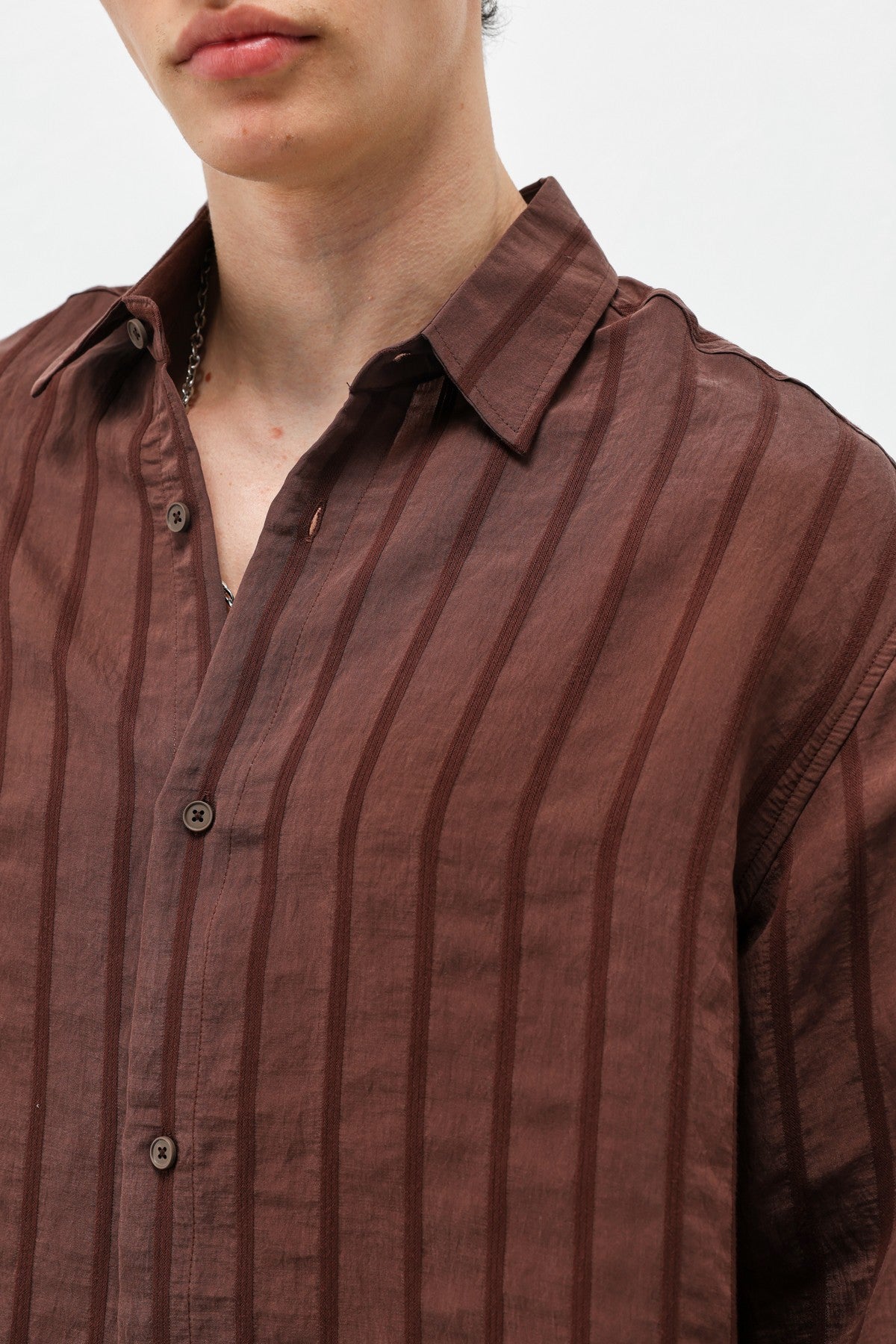 Oversized Striped Shirt