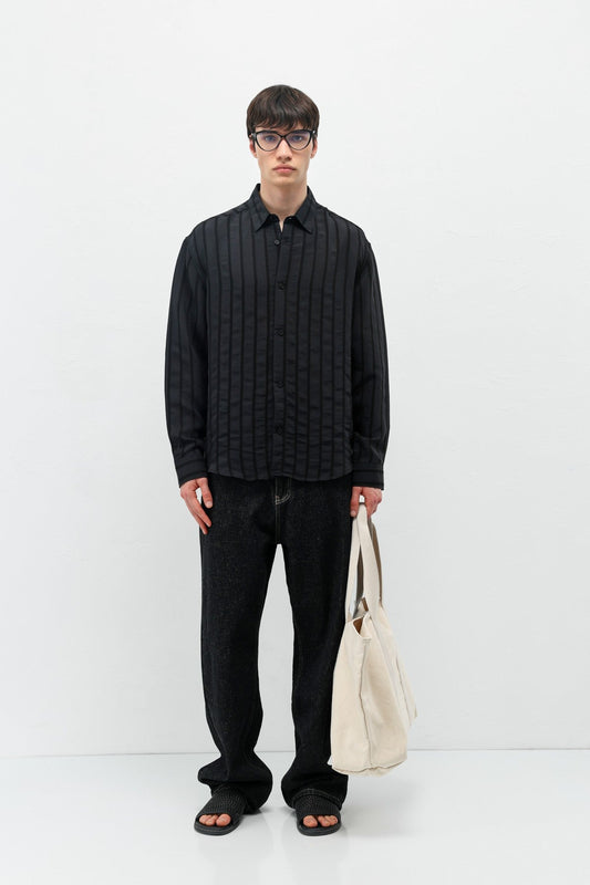 Oversized Striped Shirt