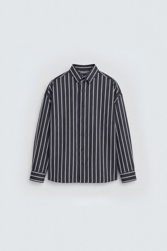 Oversized Striped Shirt