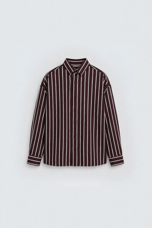Oversized Striped Shirt