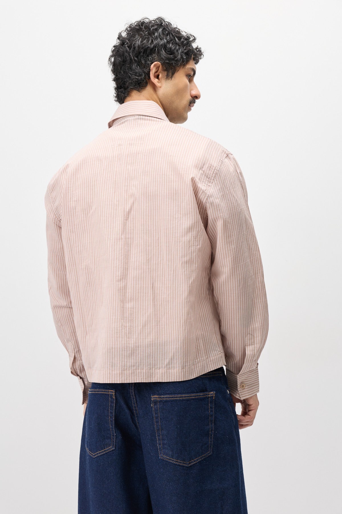 Long-Sleeved Boxyfit Shirt with Pockets