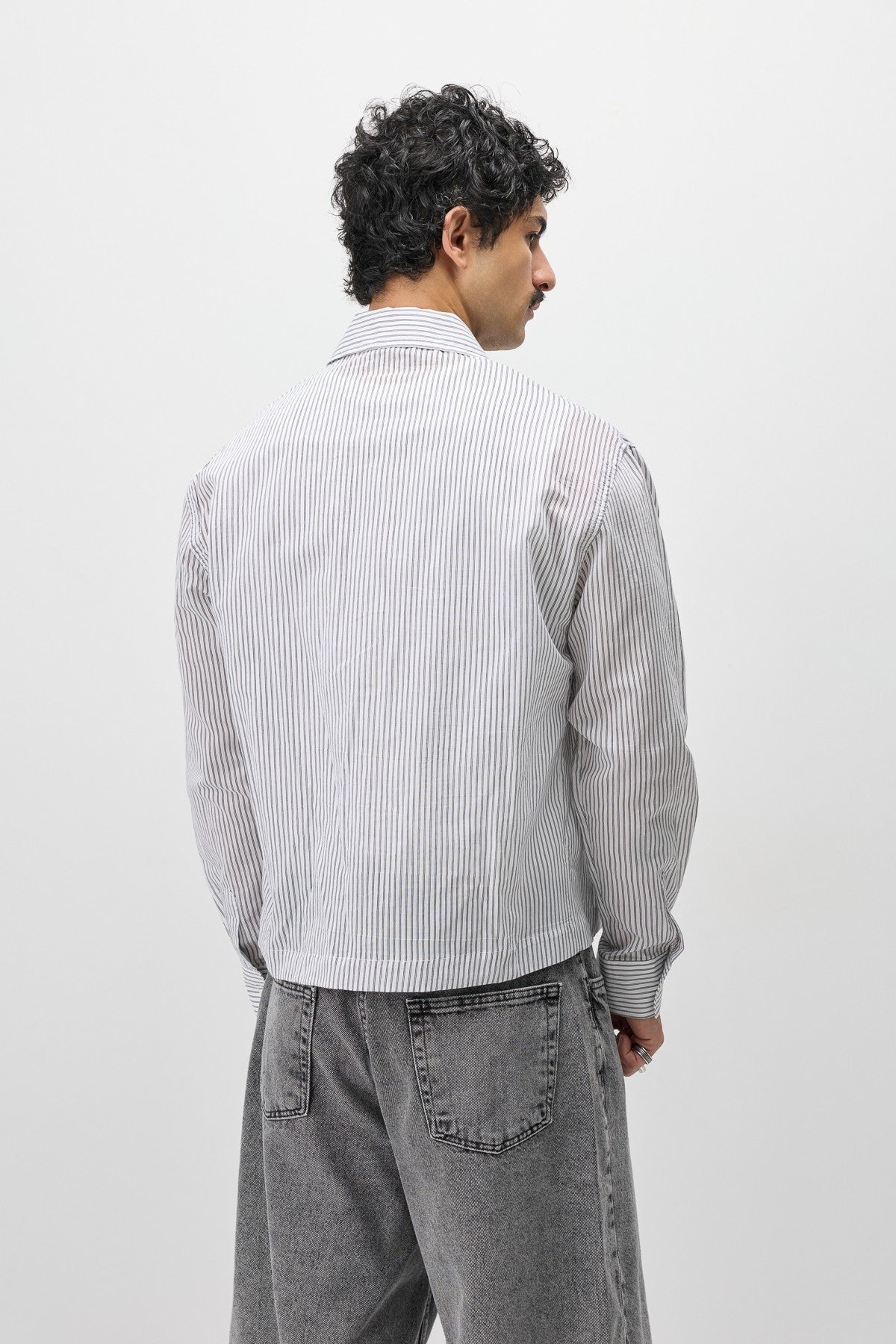 Long-Sleeved Boxyfit Shirt with Pockets