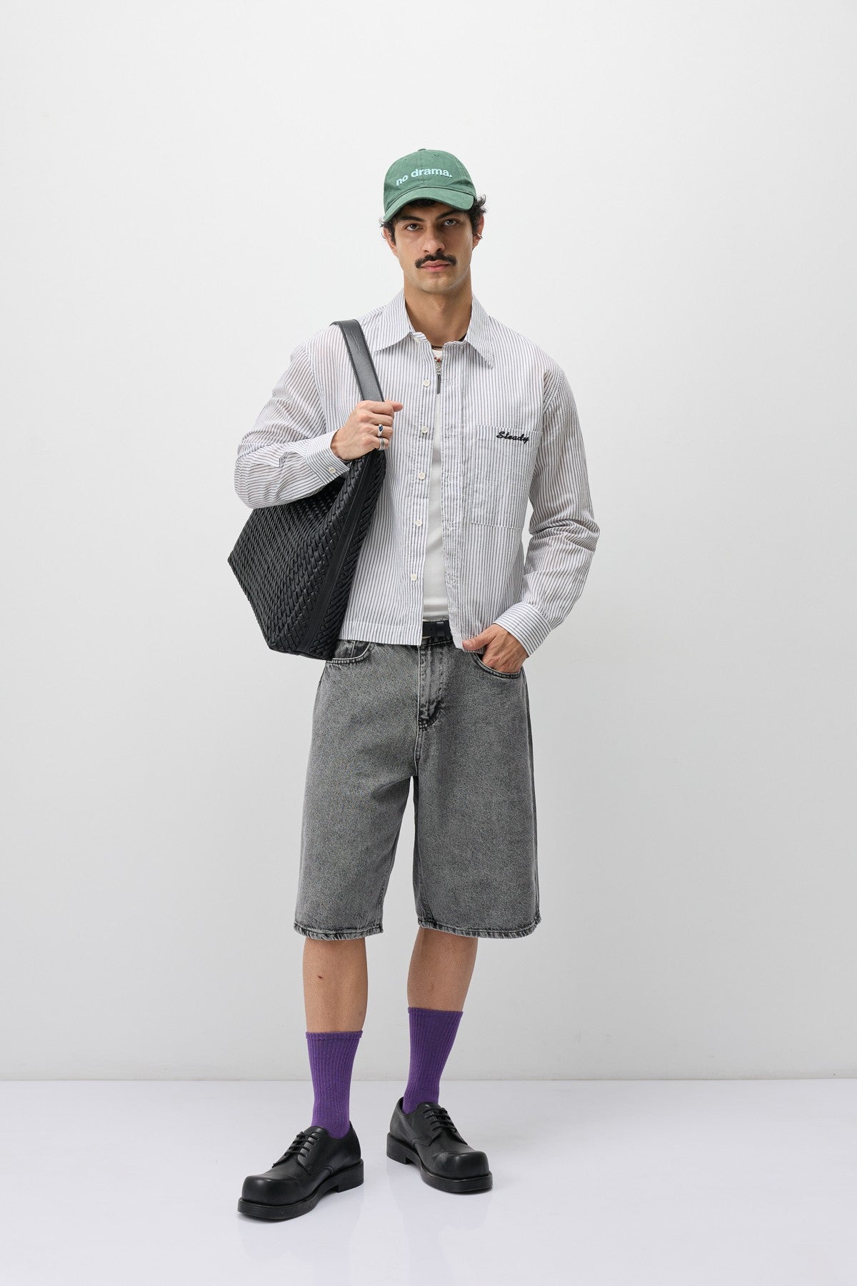 Long-Sleeved Boxyfit Shirt with Pockets