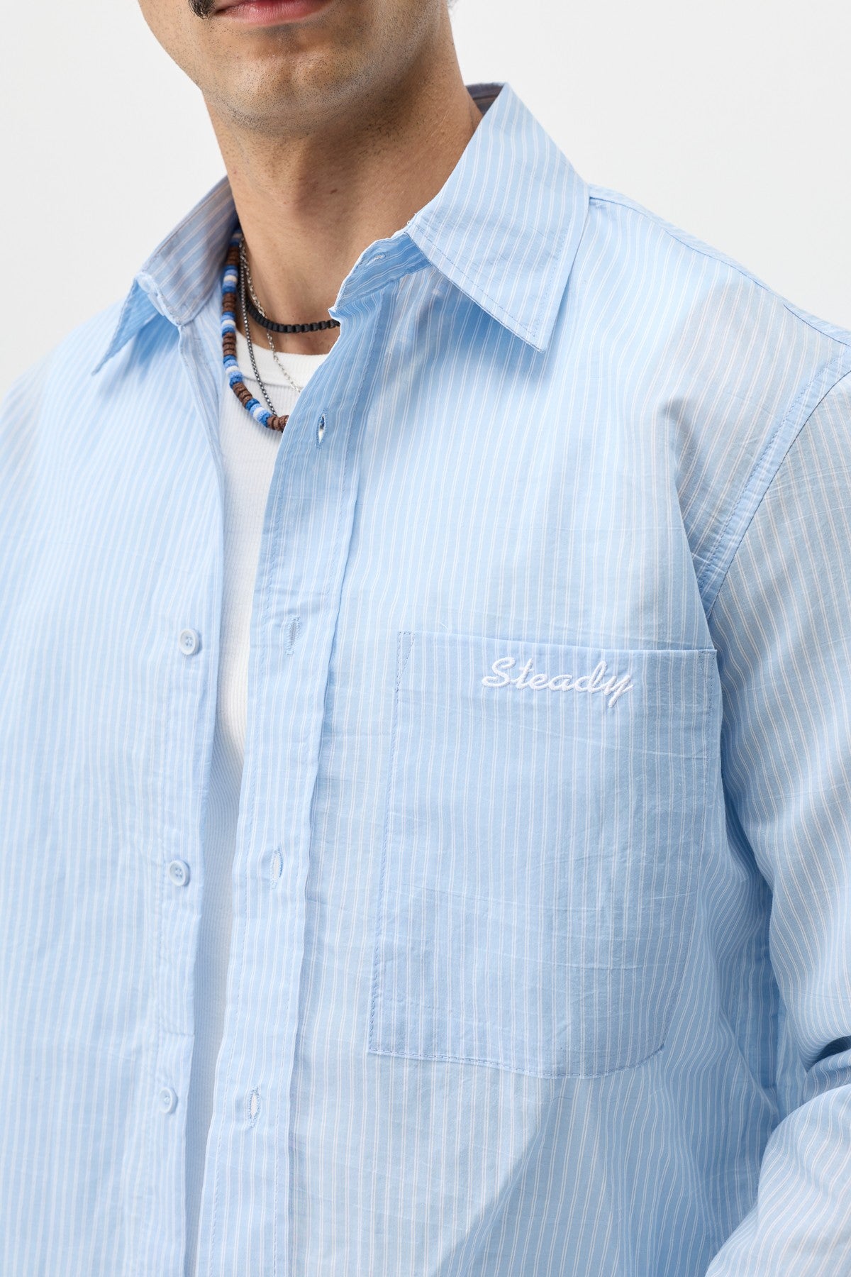 Long-Sleeved Boxyfit Shirt with Pockets