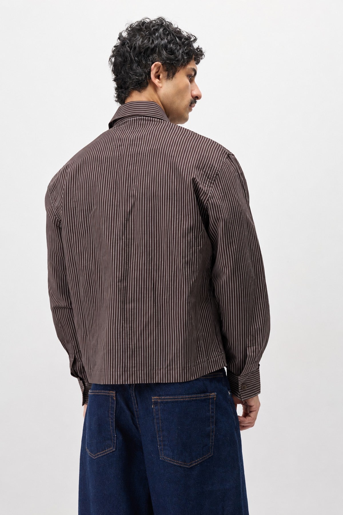 Long-Sleeved Boxyfit Shirt with Pockets