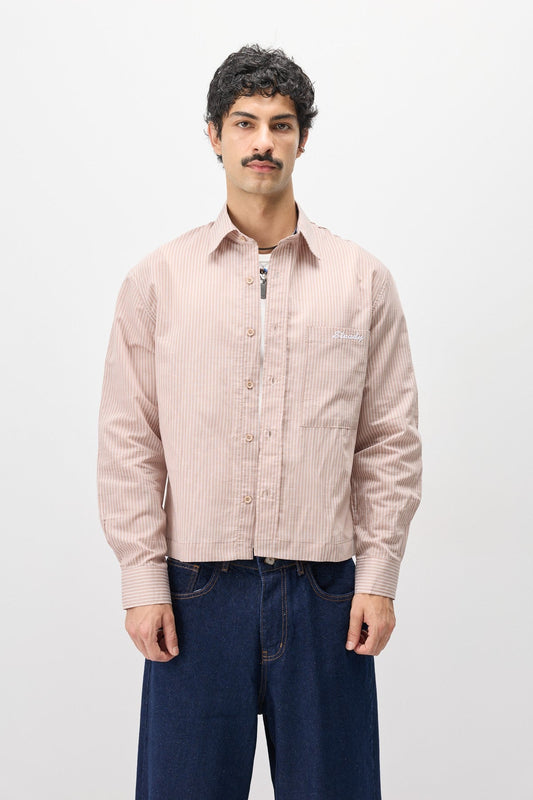 Long-Sleeved Boxyfit Shirt with Pockets