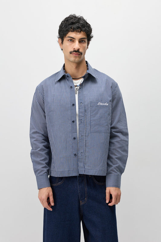 Long-Sleeved Boxyfit Shirt with Pockets