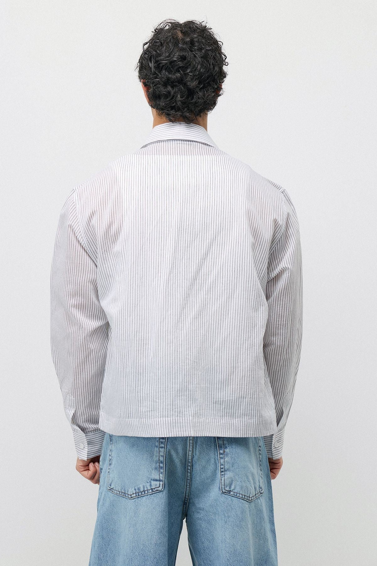 Boxy Fit Shirt with Detailed Design