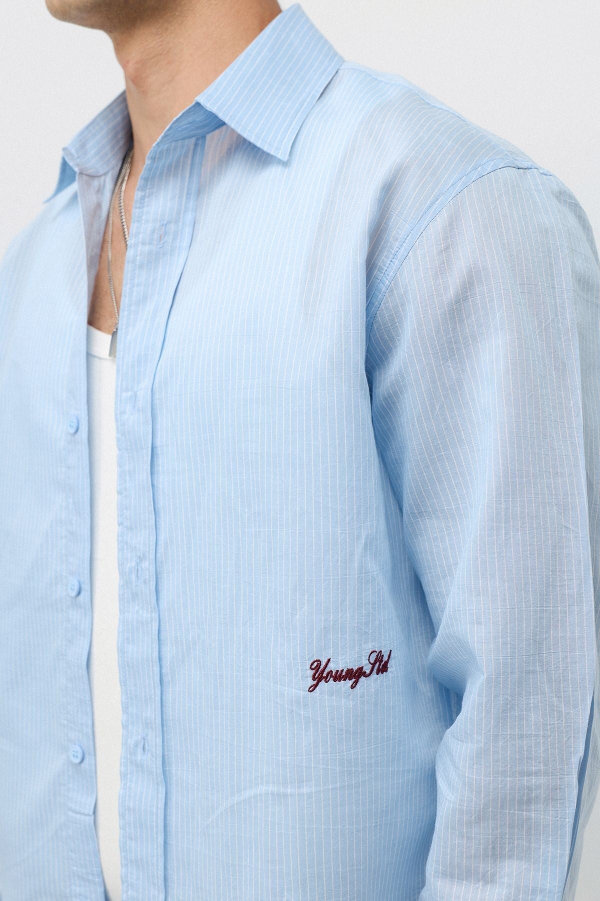 Boxy Fit Shirt with Detailed Design
