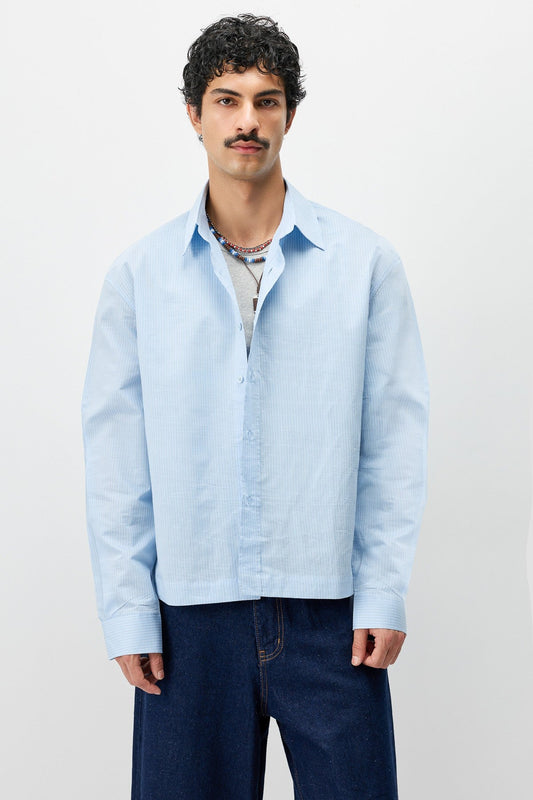 Boxy Fit Shirt with Detailed Design
