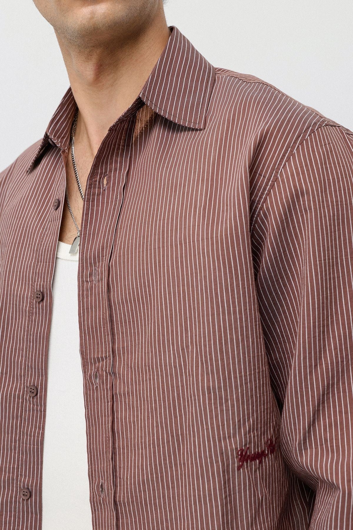 Boxy Fit Shirt with Detailed Design