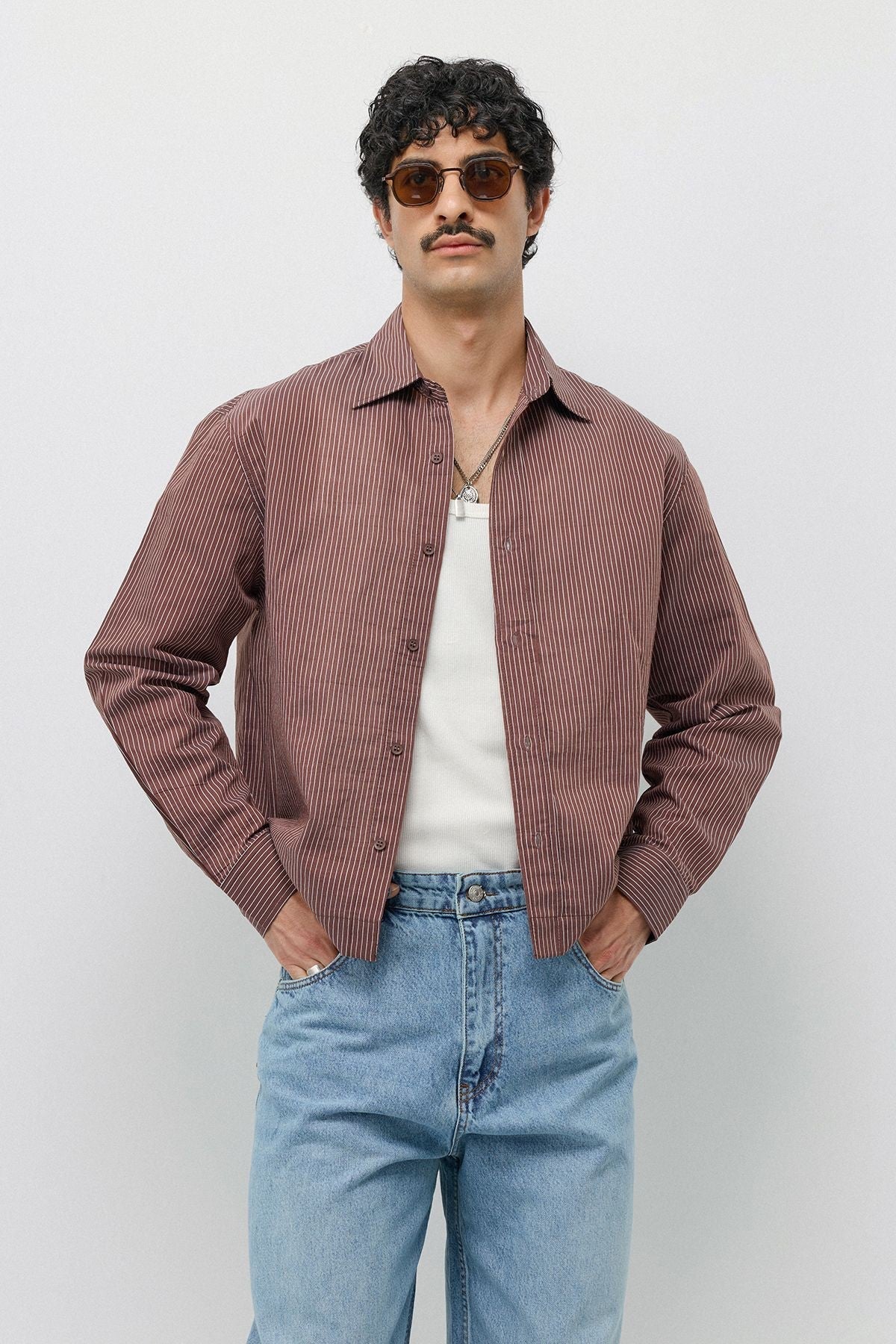 Boxy Fit Shirt with Detailed Design