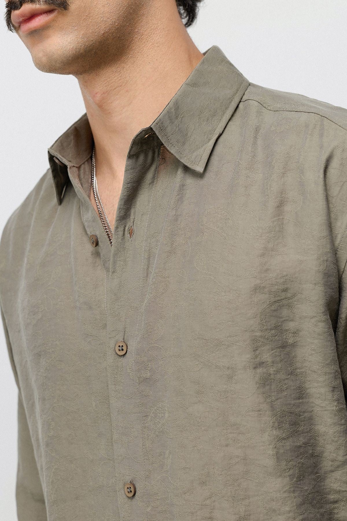 Flowy, Oversized Modal-Blend Shirt