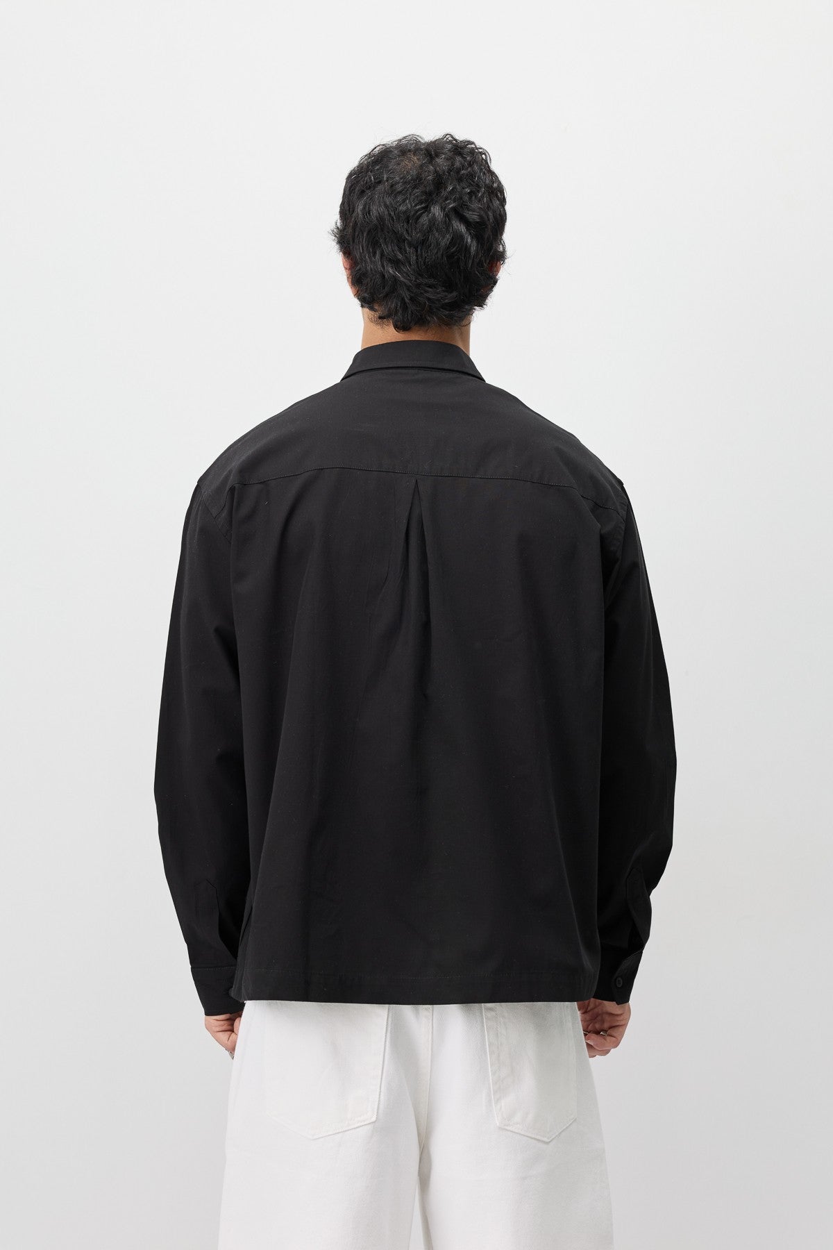 Long-Sleeved Boxy-Fit Shirt