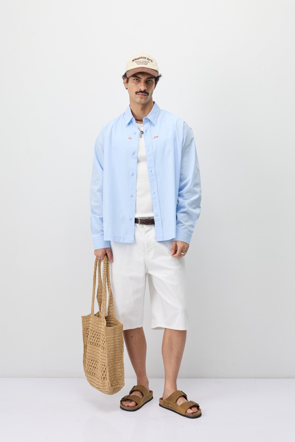 Long-Sleeved Boxy-Fit Shirt
