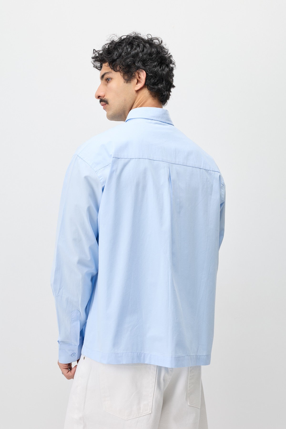 Long-Sleeved Boxy-Fit Shirt