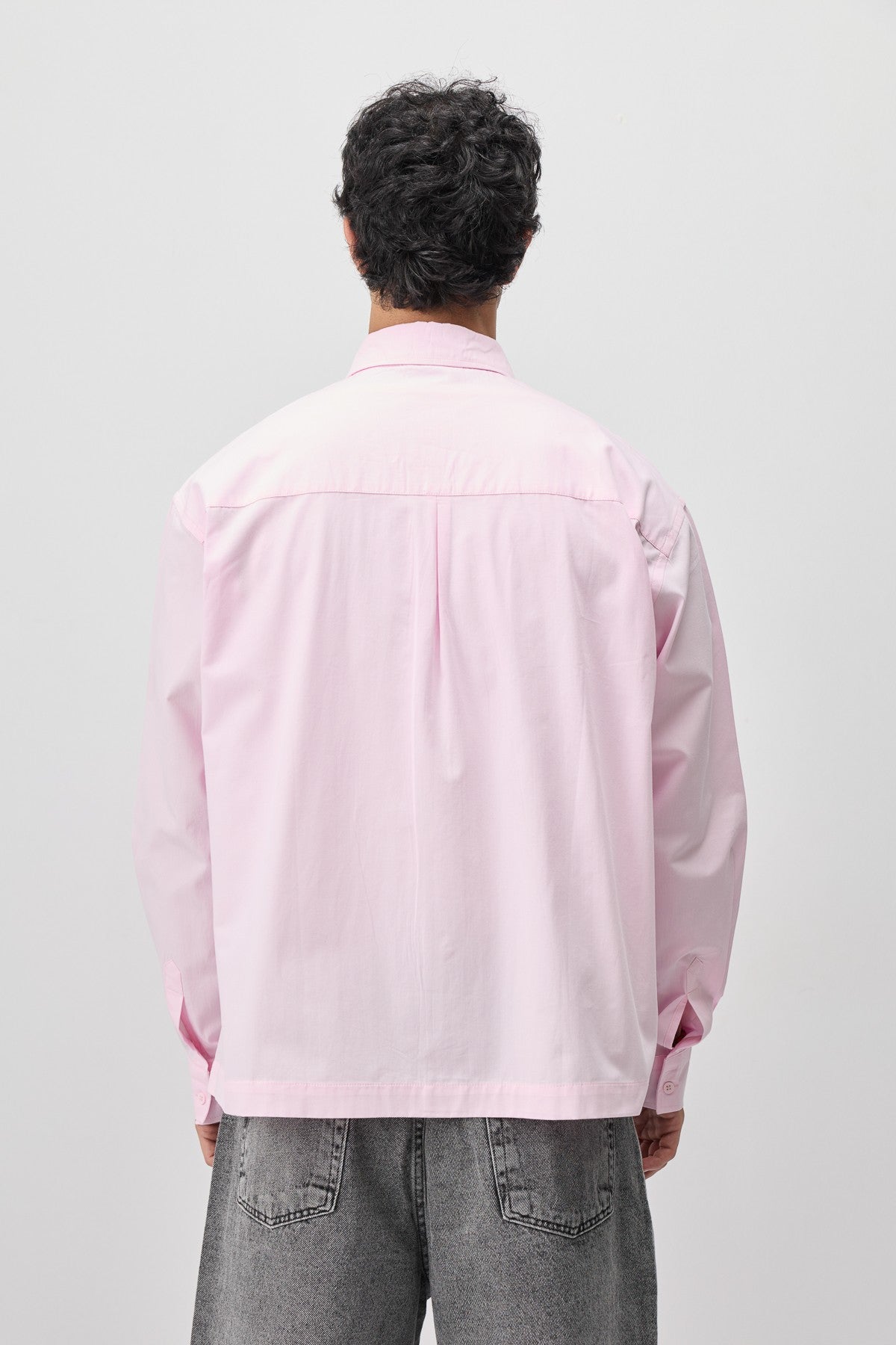 Long-Sleeved Boxy-Fit Shirt