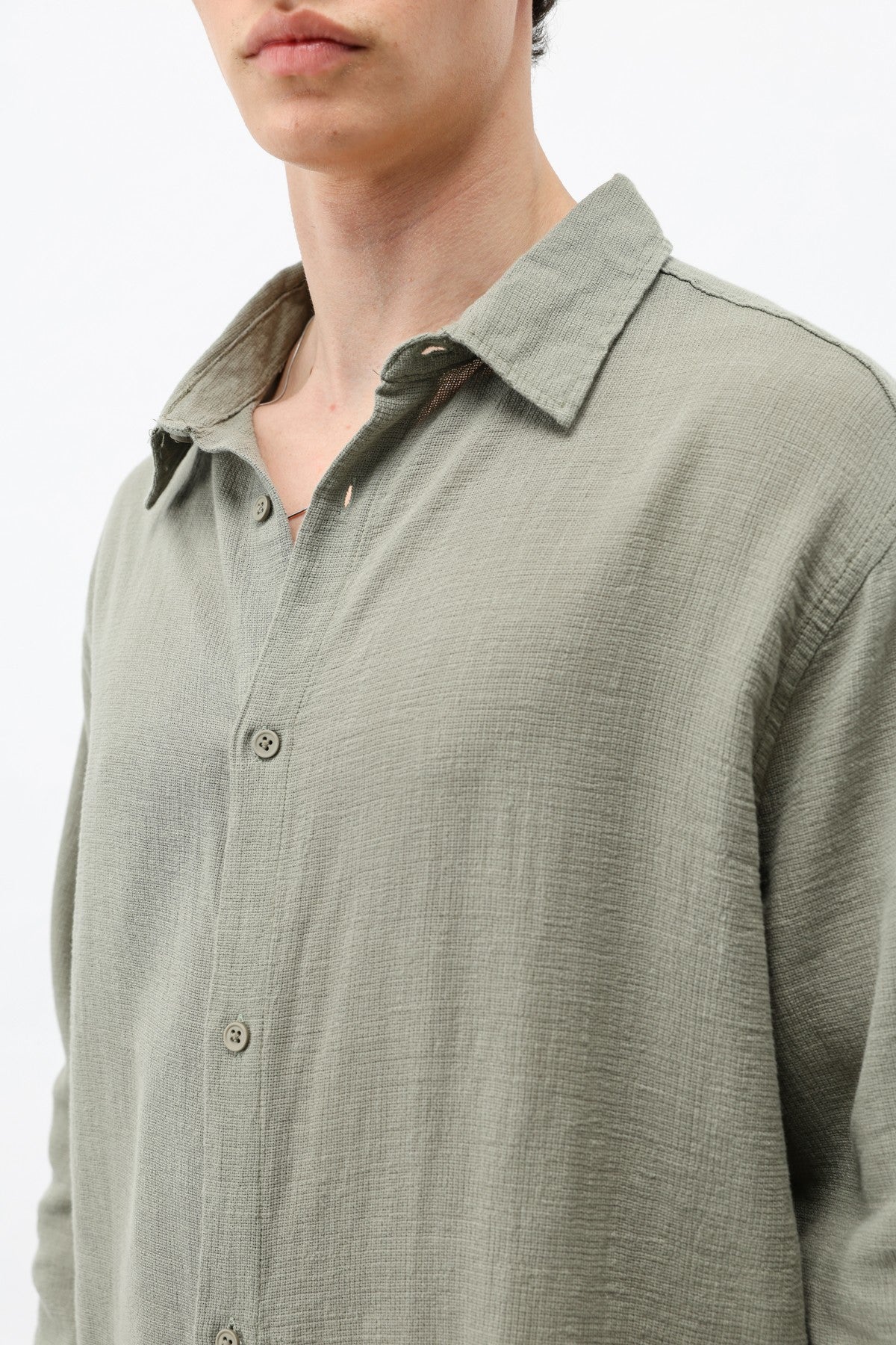 Basic Oversized Linen Shirt