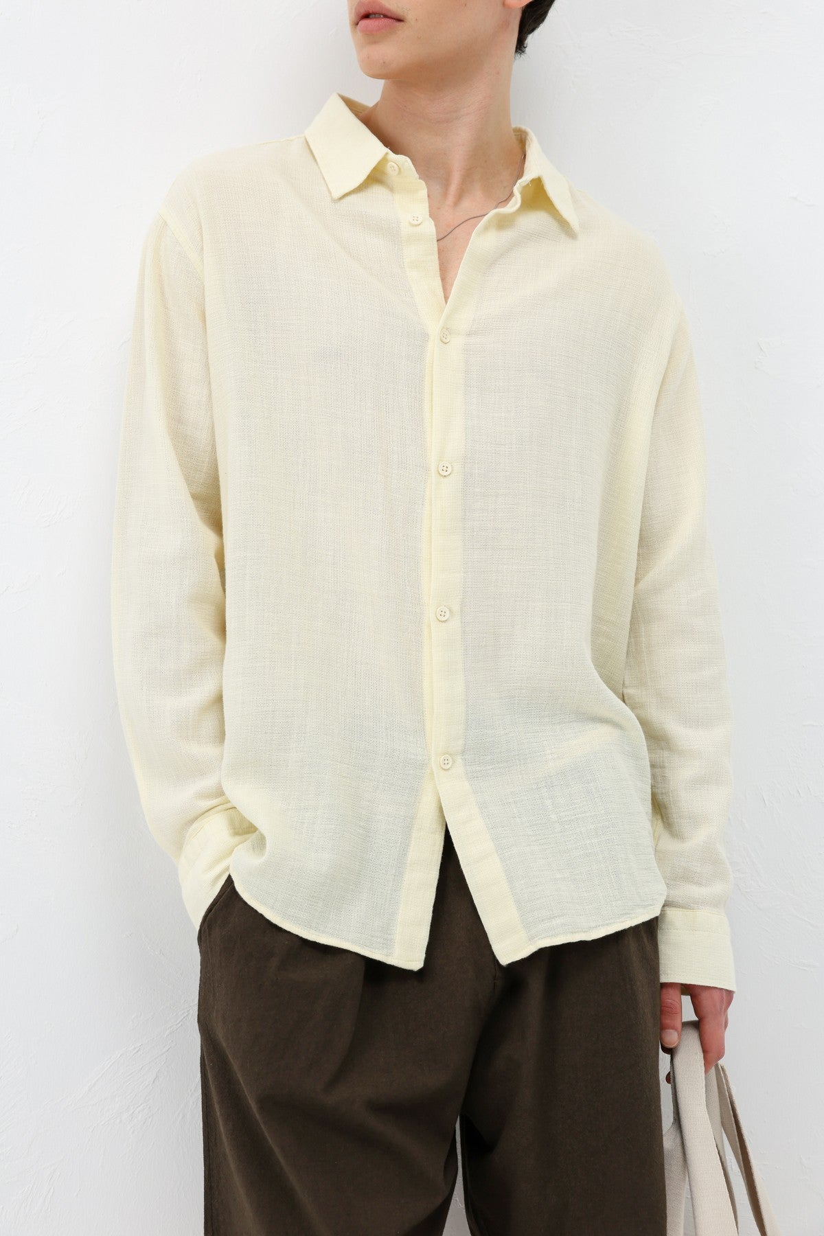 Basic Oversized Linen Shirt