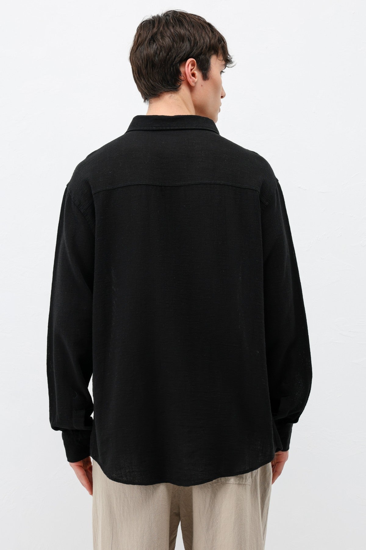 Basic Oversized Linen Shirt