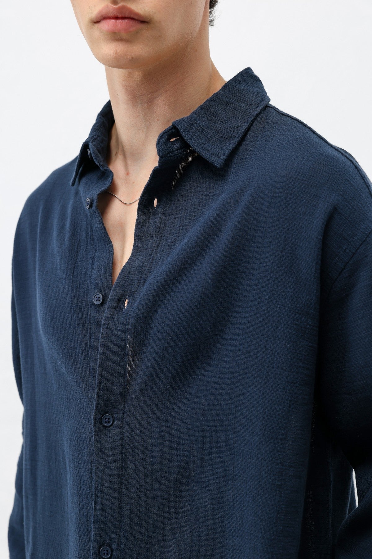 Basic Oversized Linen Shirt