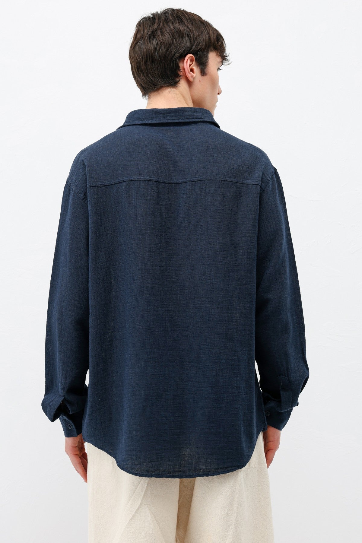 Basic Oversized Linen Shirt