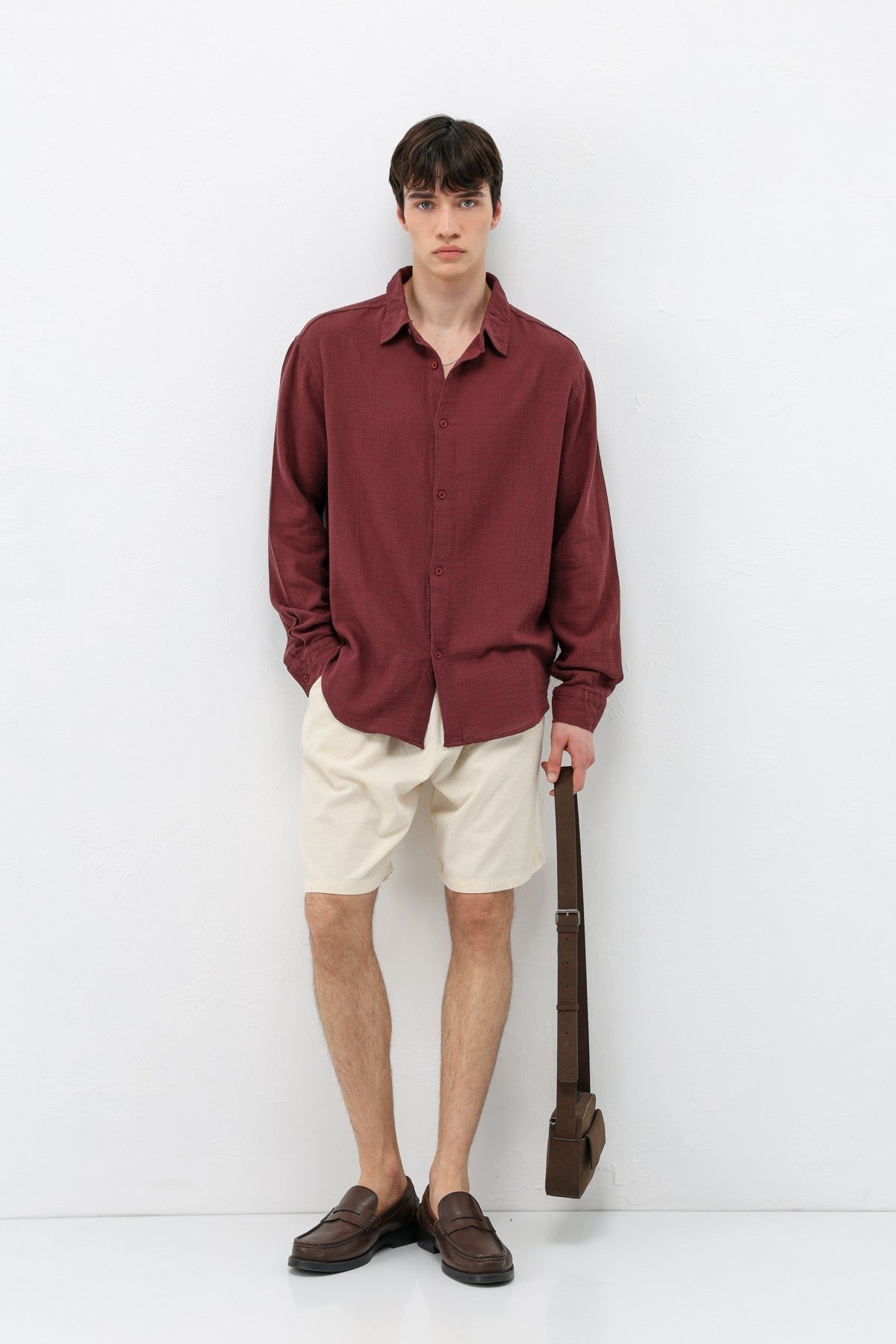 Basic Oversized Linen Shirt