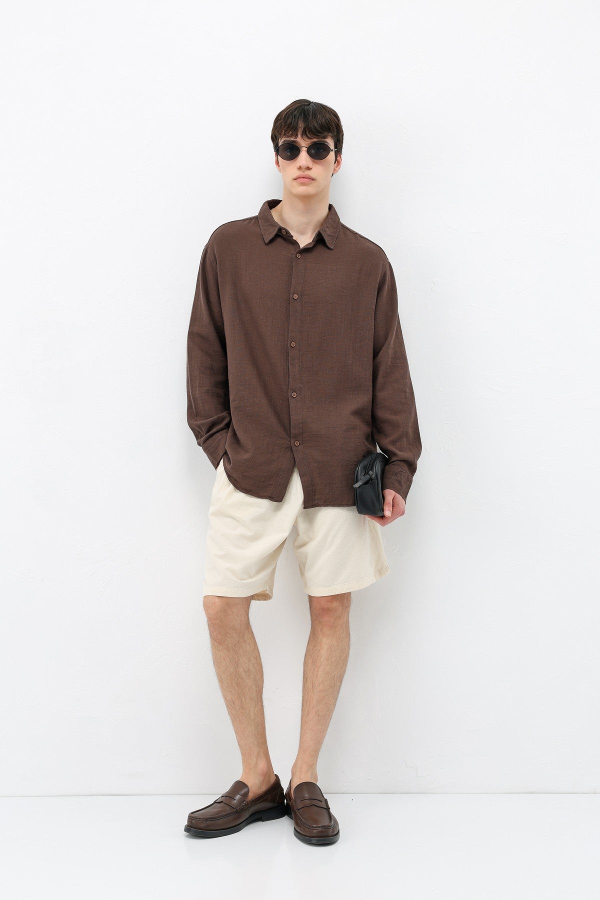 Basic Oversized Linen Shirt