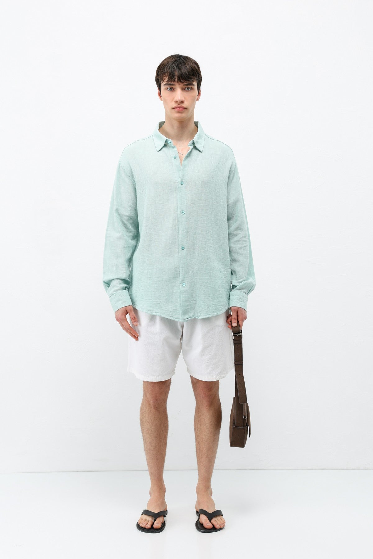 Basic Oversized Linen Shirt