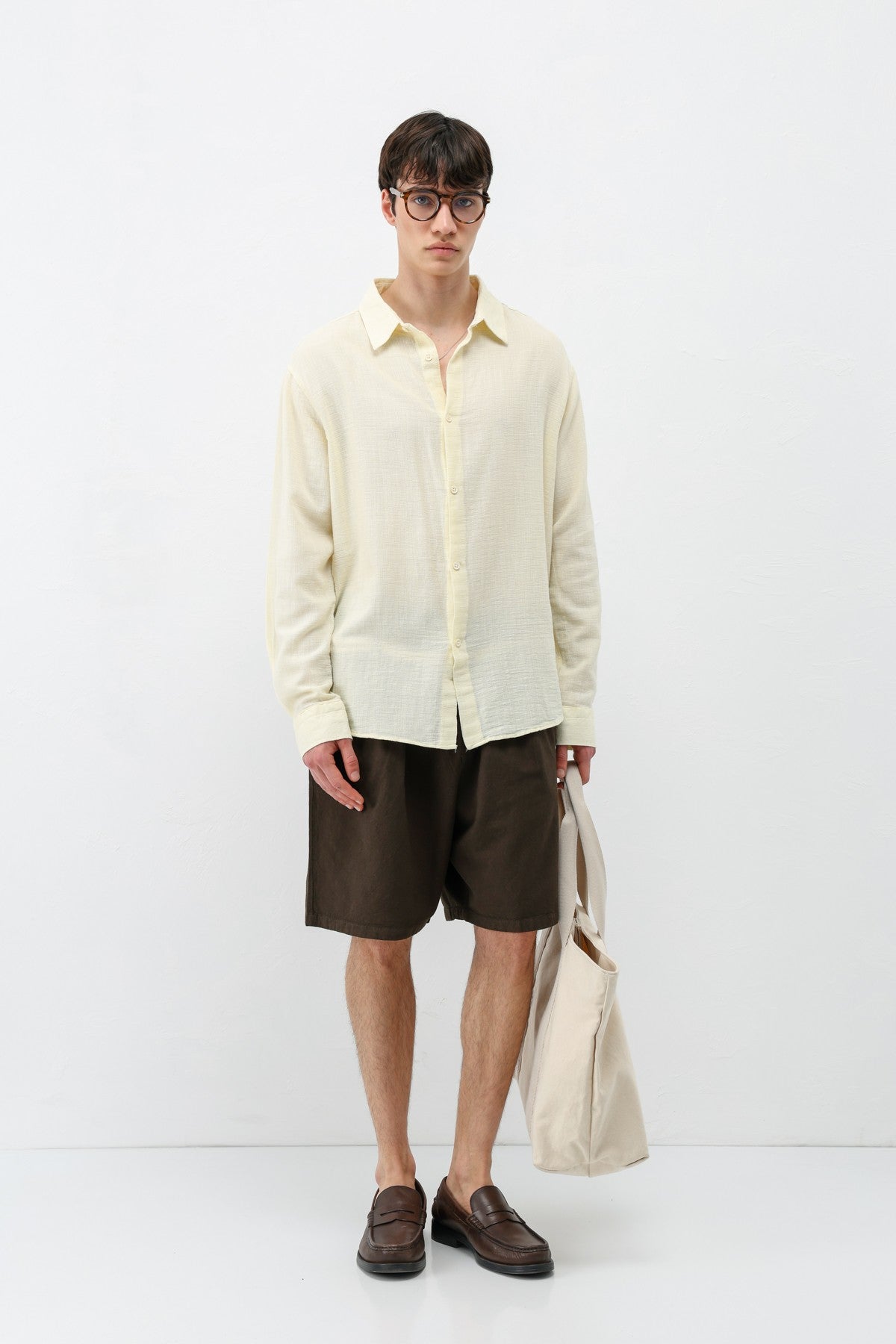 Basic Oversized Linen Shirt