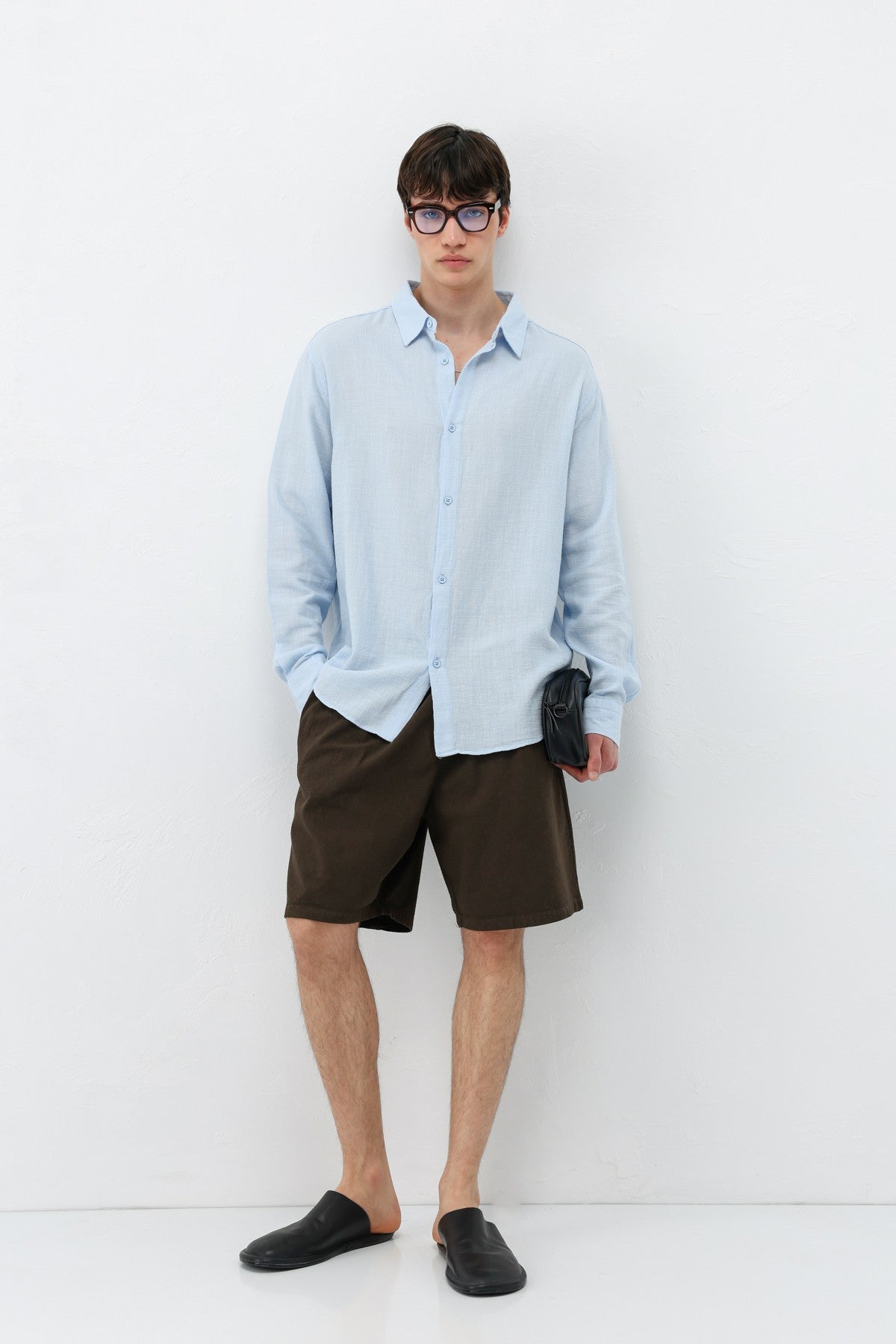 Basic Oversized Linen Shirt