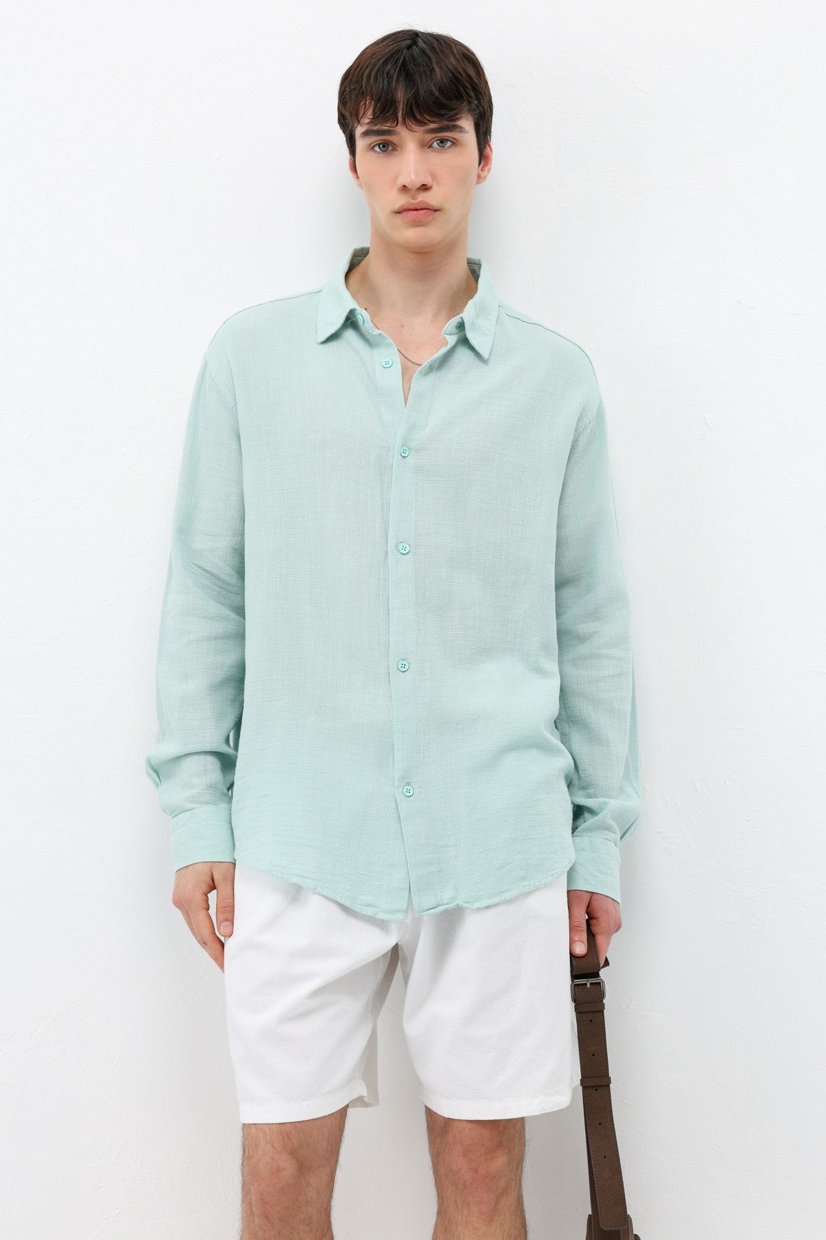 Basic Oversized Linen Shirt