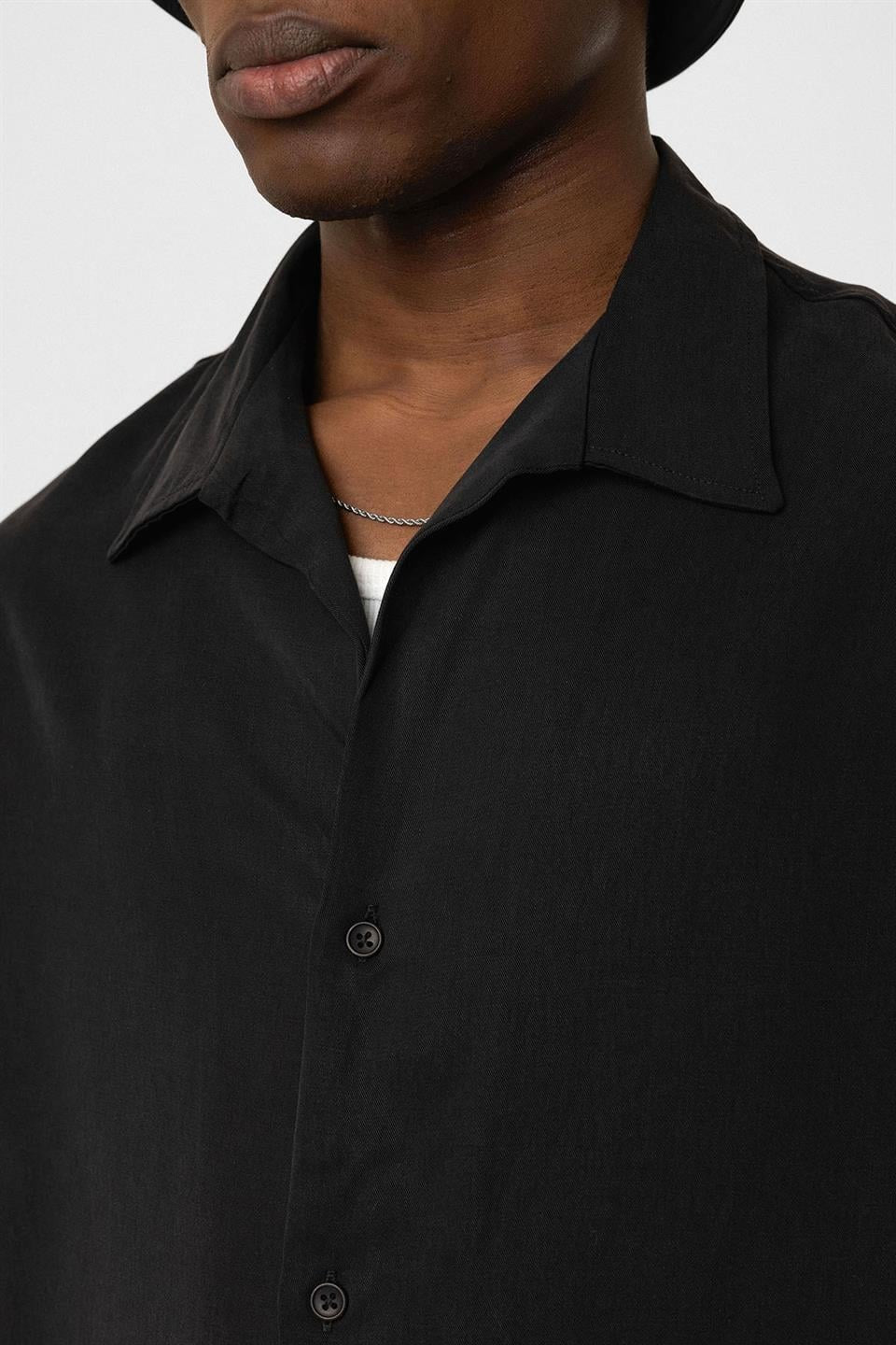 Oversized Lyocell Shirt