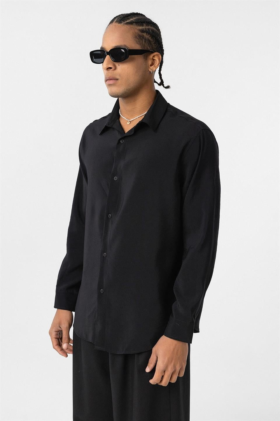 Oversized Modal Shirt