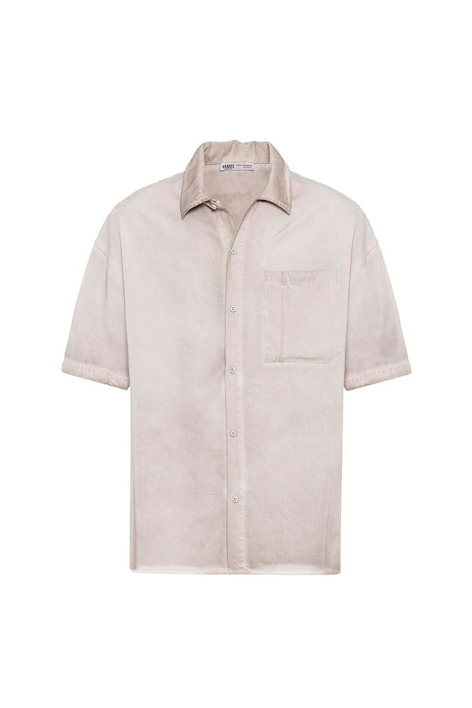 Oversized Short-Sleeve Shirt (Washed)