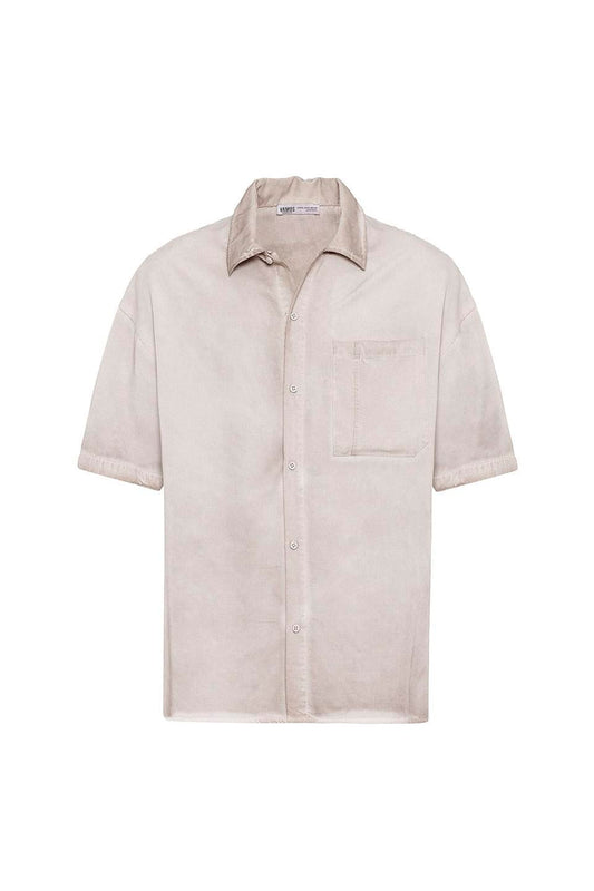 Oversized Short-Sleeve Shirt (Washed)