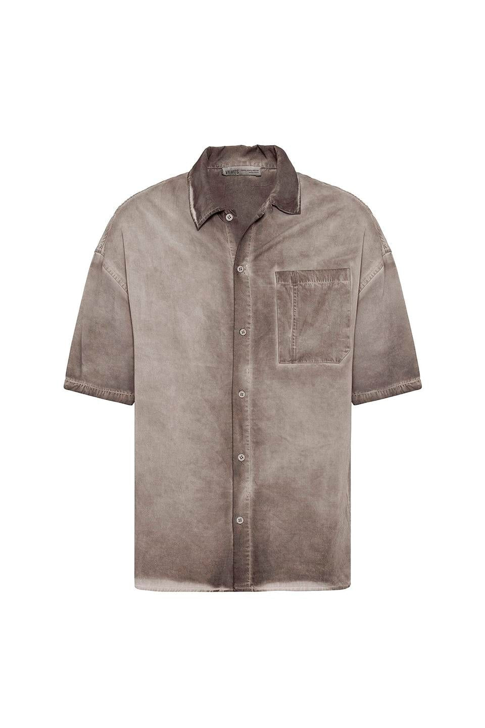 Oversized Short-Sleeve Shirt (Washed)