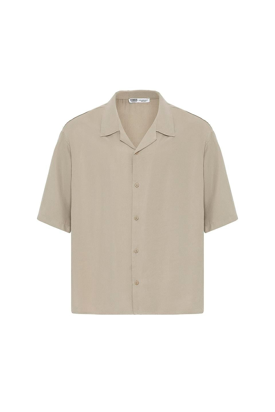 Oversized Short-Sleeve Shirt (Machine Washable)