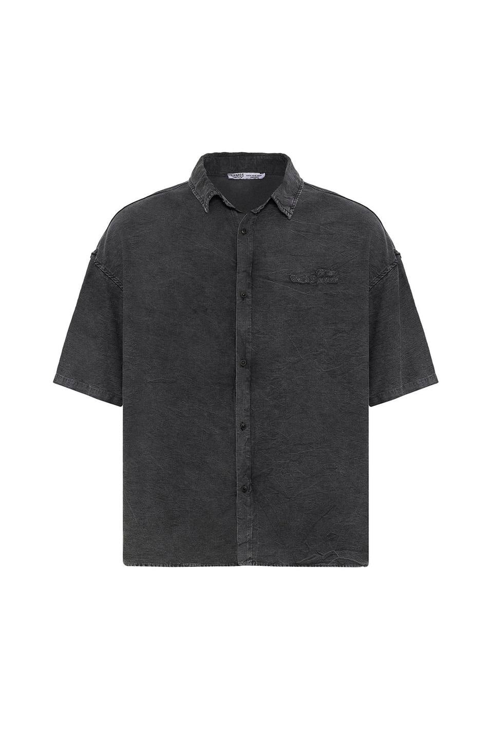 Oversized Tensel Shirt with Back Print