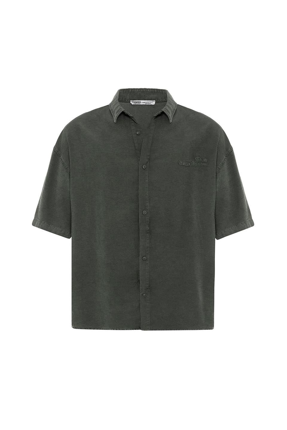 Oversized Tensel Shirt with Back Print