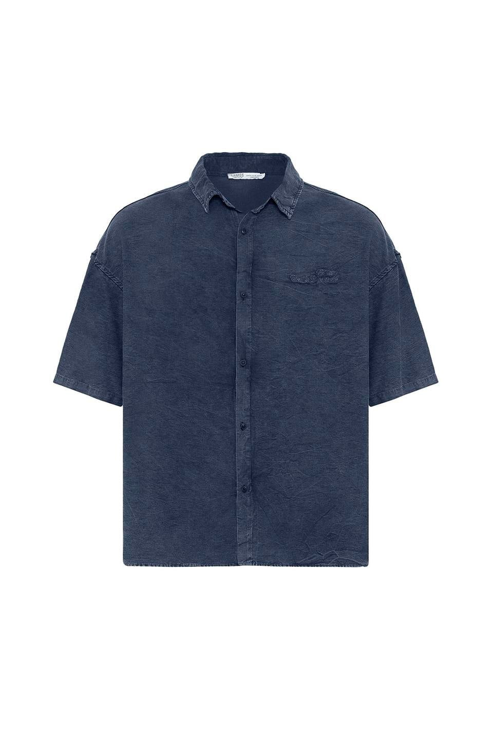Oversized Tensel Shirt with Back Print