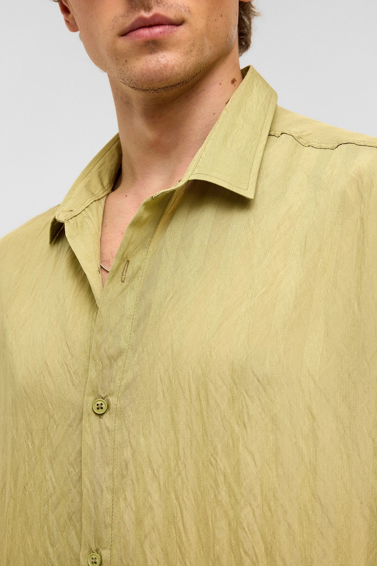 Oversized Long-Sleeved Modal Shirt