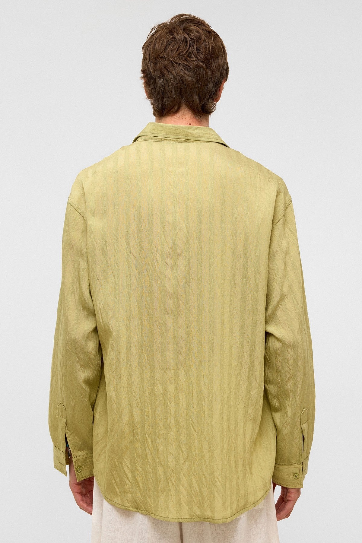 Oversized Long-Sleeved Modal Shirt