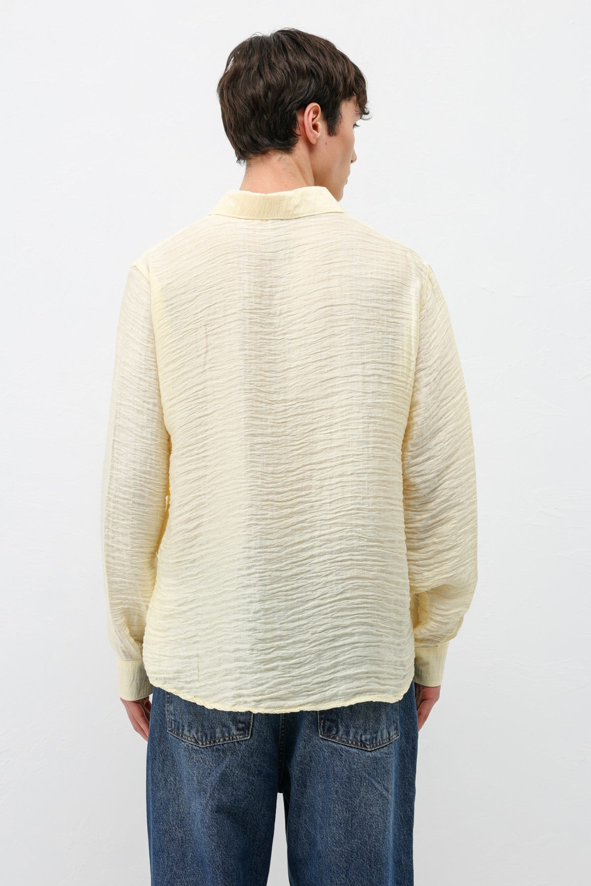 Textured Oversized Shirt