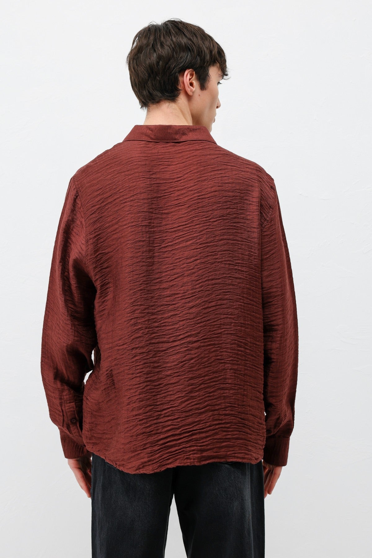 Textured Oversized Shirt