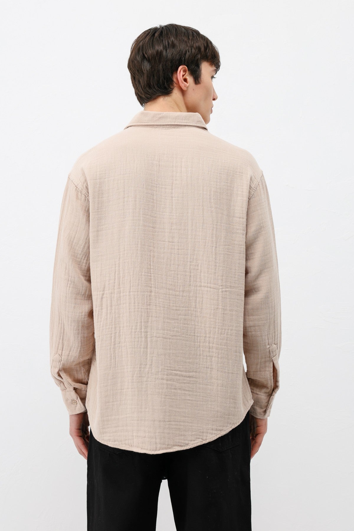 Oversized Muslin Shirt