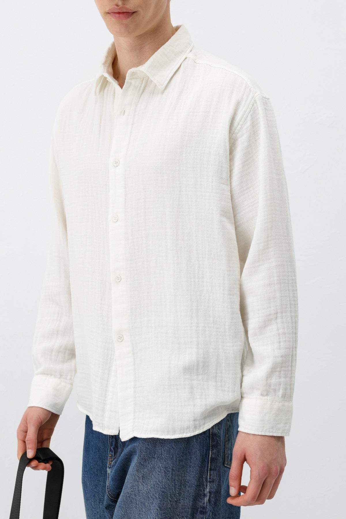 Oversized Muslin Shirt