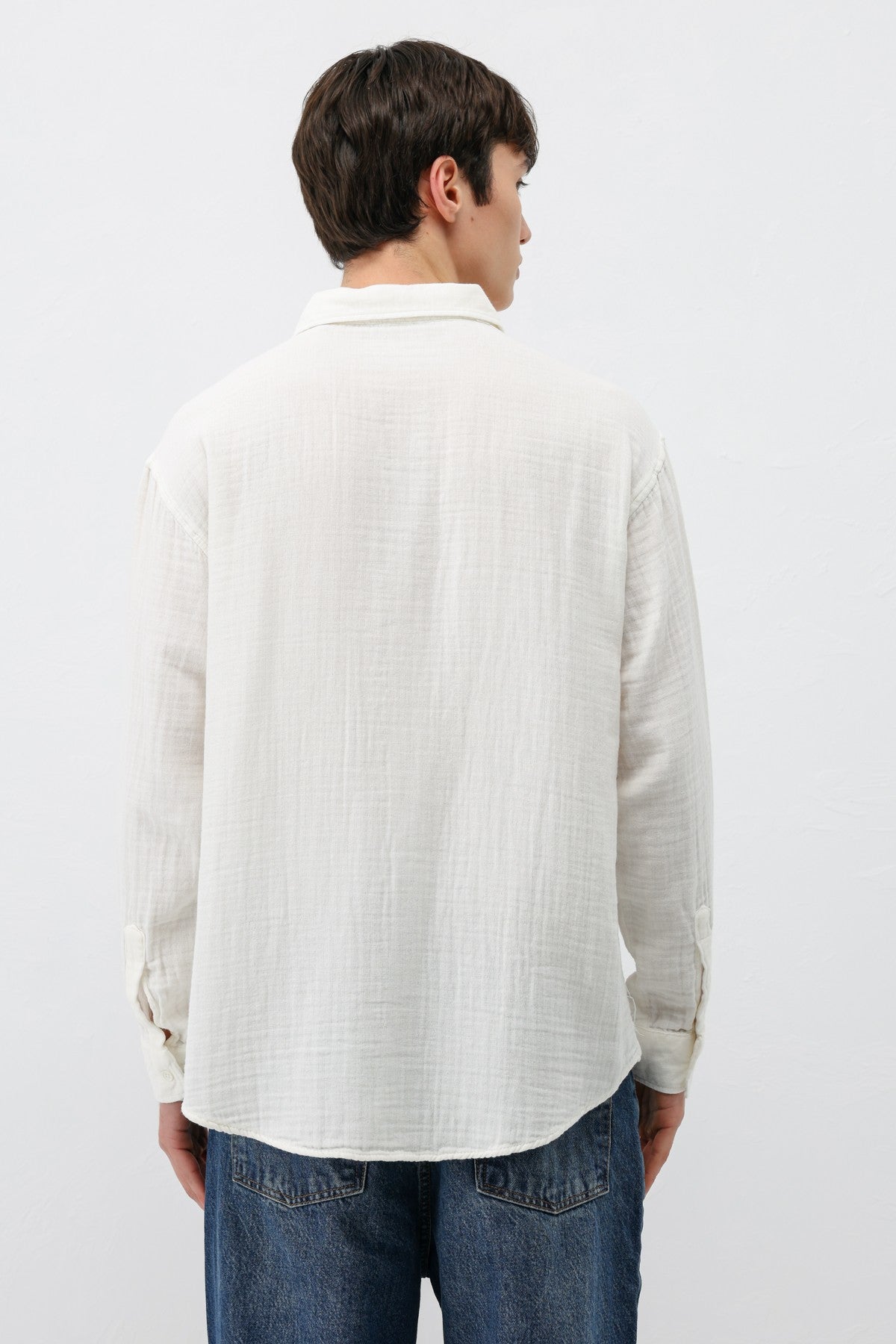 Oversized Muslin Shirt
