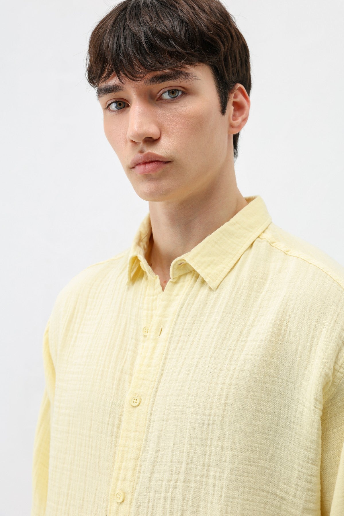 Oversized Muslin Shirt