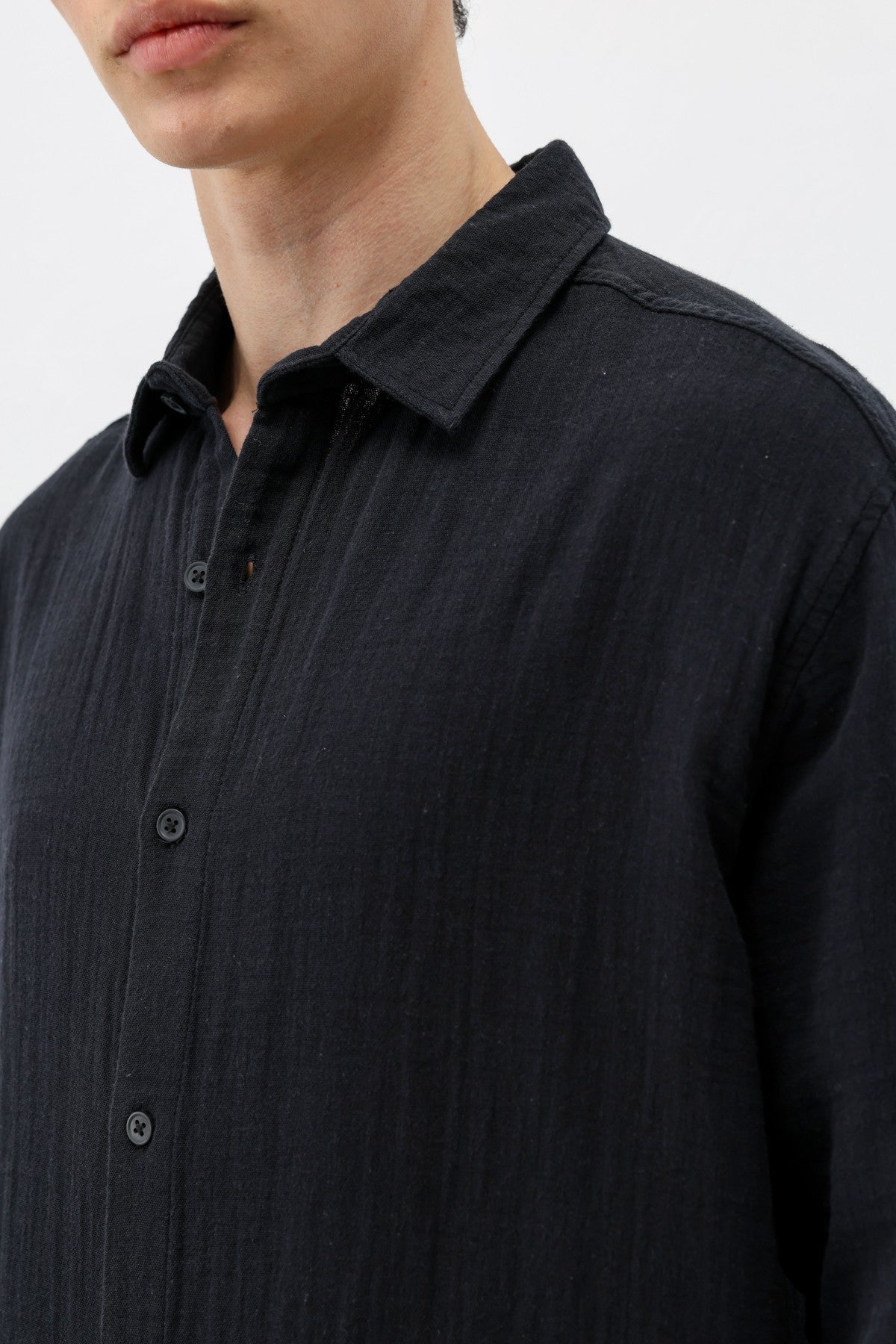 Oversized Muslin Shirt